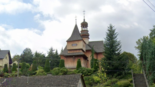 Kościół w Skawinkach. Źródło: Google Maps – Street View