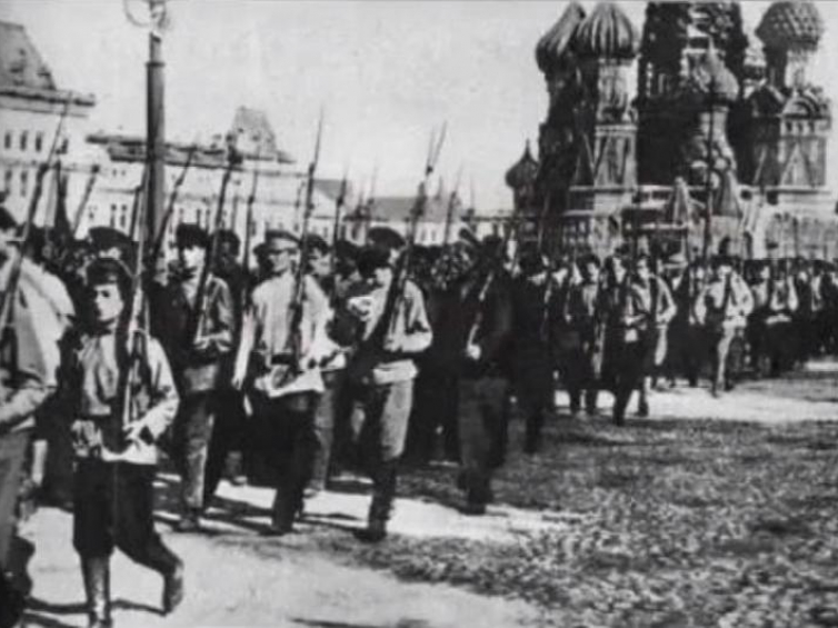 Oddziały bolszewickie w Moskwie