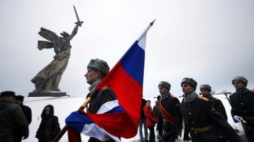 Pomnik upamiętniający zwycięstwo w bitwie pod Stalingradem. Fot. PAP/EPA 