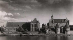 Zamek krzyżacki w Malborku. Heinrich van der Piepen. 1935 r. Źródło: BN Polona