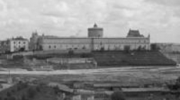 Lublin, zamek od strony zachodniej. 1947 r. Fot. PAP/CAF