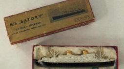 Miniatura statku MS Batory. Źródło: Muzeum Emigracji Gdynia 