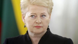 Prezydent Litwy Dalia Grybauskaite. Fot. PAP/EPA