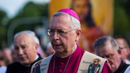 Przewodniczący Komisji Episkopatu Polski, arcybiskup Stanisław Gądecki. Poznań, 31.05.2015. Fot. PAP/M. Zakrzewski 