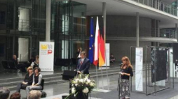 Uroczyste otwarcie wystawy „Polacy i Niemcy. Historie dialogu” w siedzibie Bundestagu w Berlinie. Fot.MHP/Natalia Cetera