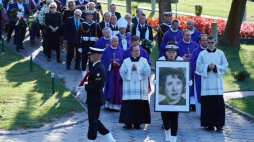 Uroczystości pogrzebowe Anny Kurskiej na gdańskim Cmentarzu Srebrzysko. Fot. PAP/A. Warżawa 