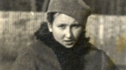 Danuta Siedzikówna "Inka". Podlasie, zima 1942 r. Źródło: IPN