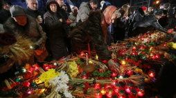Dzień Pamięci Ofiar Wielkiego Głodu. Kijów, 26.11.2016. Fot. PAP/EPA