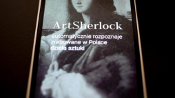 Aplikacja mobilna ArtSherlock. Fot. PAP/L. Szymański 