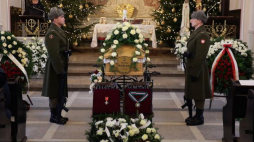 Uroczystości pogrzebowe Michała Kulentego w kościele św. Jozafata w Warszawie. Fot. PAP/T. Gzell