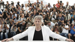 Roman Polański na 70. Międzynarodowym Festiwalu Filmowym w Cannes. Fot. PAP/EPA