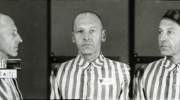 Jerzy Brandhuber - zdjęcie wykonane przez obozowe Gestapo. Źródło: cyra/blog