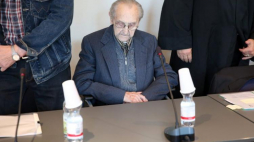 Hubert Zafke przed sądem w Neubrandenburgu. 2016 r. Fot. PAP/EPA