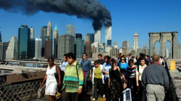 Ataki na WTC 11 września 2001 r. Fot. PAP/EPA