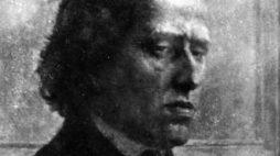 Odnaleziony na początku 2017 r. nieznany wizerunek Fryderyka Chopina nie jest, jak sądzono, fotografią kompozytora, ale reprodukcją olejnego obrazu z 1951 r. autorstwa Ludomira Sleńdzińskiego. Fot. Instytut Polski w Paryżu