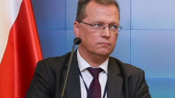 Krzysztof Strzałka - z-ca dyrektora Departamentu Dyplomacji Publicznej i Kulturalnej MSZ. 2016 r. Fot. PAP/P. Supernak