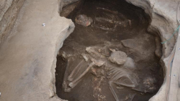 Pochówki sprzed ok. 8 tys. lat. Fot. Çatalhöyük Research Project