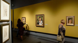 Wystawa „Frida Kahlo i Diego Rivera. Polski kontekst” w poznańskim Centrum Kultury Zamek. Fot. PAP/J. Kaczmarczyk
