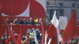 Obchody Święta Pracy w 1979 r. Fot. PAP/L. Łożyński