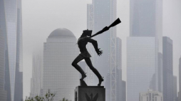 Pomnik Katyński w Jersey City. 16.05.2018. Fot. PAP/R. Pietruszka