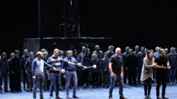 Próba opery "Turandot" Giacoma Pucciniego w reżyserii Marka Weissa-Grzesińskiego w Operze i Filharmonii Podlaskiej. Fot. PAP/A. Reszko