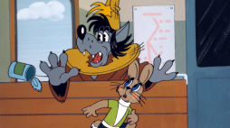 Kadr z kreskówki "Wilk i zając". Fot. PAP/EPA