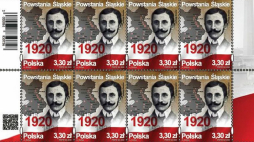Znaczek Poczty Polskiej upamiętniający Powstania Śląskie