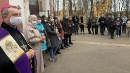 Uroczystości na mińskim Cmentarzu Kalwaryjskim. 01.11.2020. Źródło: Ambasada RP w Mińsku