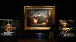 Wystawa „Rozmowy z Bogiem: Kopernik Jana Matejki” w londyńskiej National Gallery. Fot. PAP/EPA