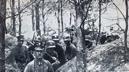 Powstańcy wielkopolscy w okopach, styczeń 1919 r. Źródło: Wikipedia Commons