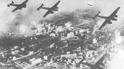 II wojna światowa: niemieckie bombowce nad Polską. Fot. PAP