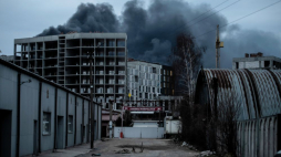 Ukraina, 26.03.2022. Atak rakietowy na Lwów. Fot. PAP/W. Jargiło