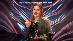 Justine Triet z Europejską Nagrodę Filmową. Fot. PAP/EPA