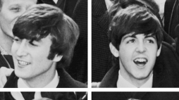 Beatlesi w 1964 roku, kolejno: John Lennon, Paul McCartney, George Harrison i Ringo Starr. Źródło: Wikimedia Commons