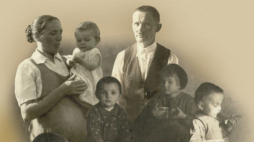 Rodzina Józefa i Wiktorii Ulmów z Markowej. Źródło: IPN