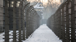 Teren byłego niemieckiego, nazistowskiego obozu Auschwitz. Fot. PAP/Ł. Gągulski