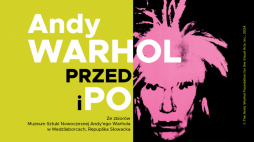Plakat wystawy „Andy Warhol – przed i po”