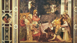 „Wjazd do Jerozolimy”, Giotto di Bondone. Źródło: Wikimedia Commons