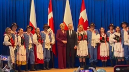 Prezydent Andrzej Duda spotkał się z przedstawicielami Polonii w Vancouver. Źródło: KPRP