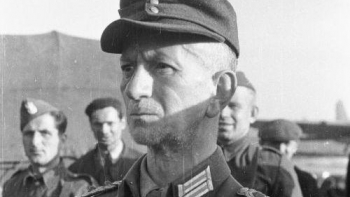 Na zdjęciu odpowiedzialny za zbrodnię w Wawrze SS-Standartenführer Max Daume. Fot. PAP/CAF