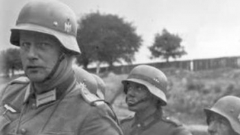Żołnierze niemieccy podczas walk o Warszawę. Wrzesień 1939 r. Fot. NAC