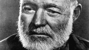 Ernest Hemingway. Fot. PAP/CAF/Archiwum