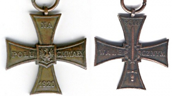 Krzyż Walecznych z 1920 r. Źródło: Wikimedia Commons