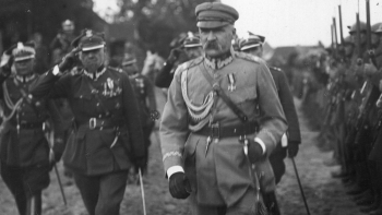Marszałek Józef Piłsudski podczas V Zjazd Legionistów w Kielcach. 08.1926. Fot. NAC