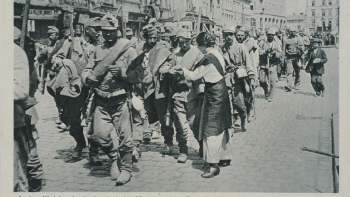 Wkroczenie wojsk austriackich do Lwowa. 22.06.1915. Źródło: BN Polona