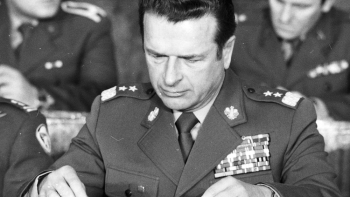 Gen. broni LWP Czesław Kiszczak. 1980 r. Fot. PAP/T. Zagoździński 