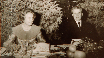 Nicolae i Elena Ceausescu. Fot. PAP/EPA