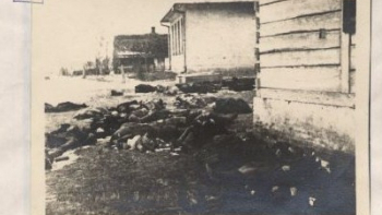 Pacyfikacja wsi Sochy. 01.06.1943 r. Fot. ze zbiorów IPN