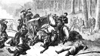 "Bitwa pod Żyrzynem 1863". Źródło: Wikimedia Commons