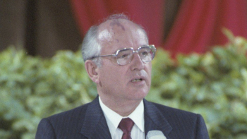 Michaił Gorbaczow. Fot. PAP/CAF/Z. Matuszewski